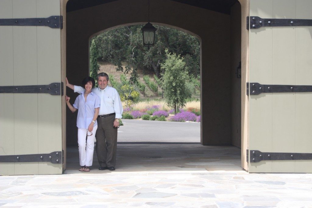 Former 49ers executive Carmen Policy and his wife, Carmen, operate Casa Piena in Napa. (Photo Mars Lasar)