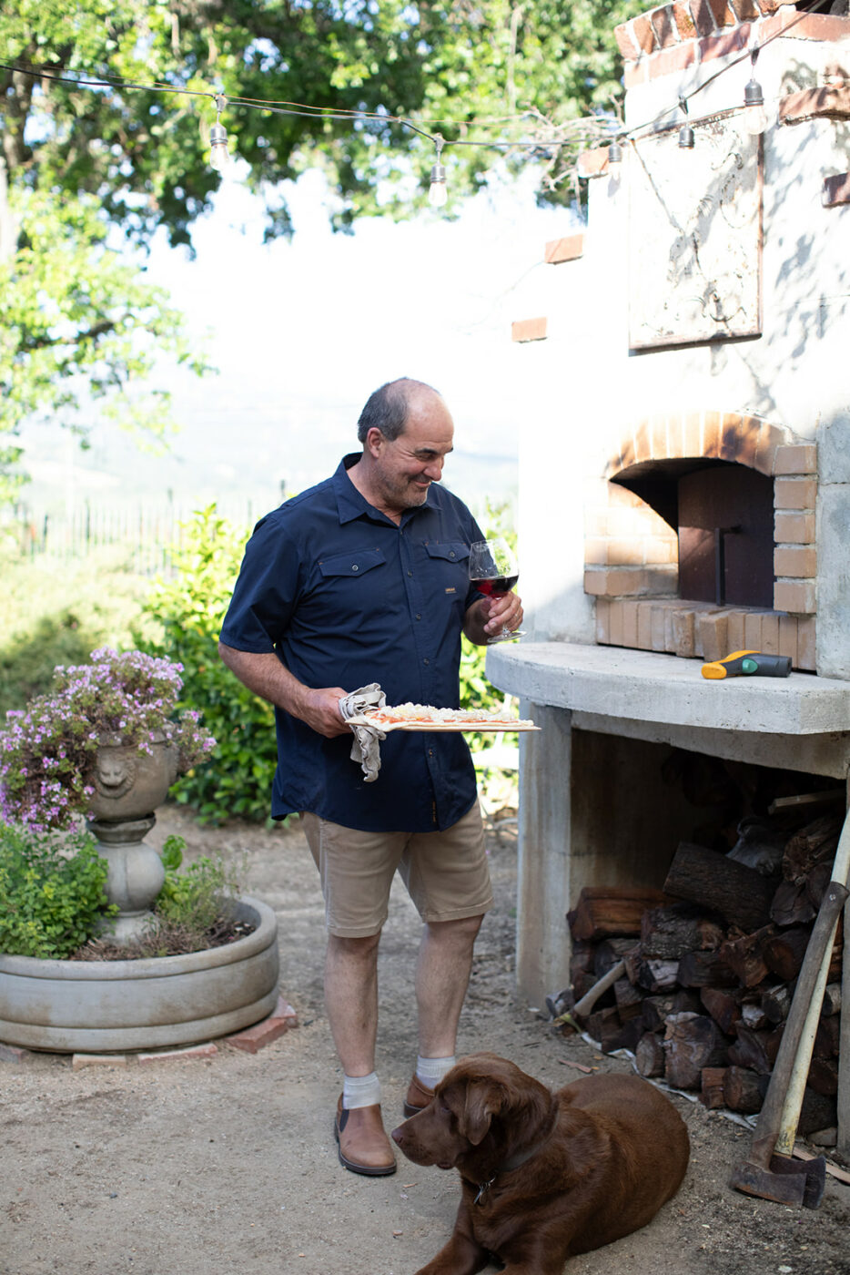 Sonoma chef Josh Chandler Cloverdale outdoor kitchen
