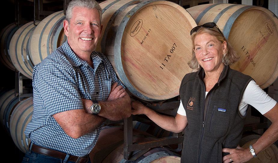 Race car driver Randy his wife, long-time industry professional Debbie Lewis, operate Lewis Cellars in Napa (Photo courtesy of Lewis Cellars)