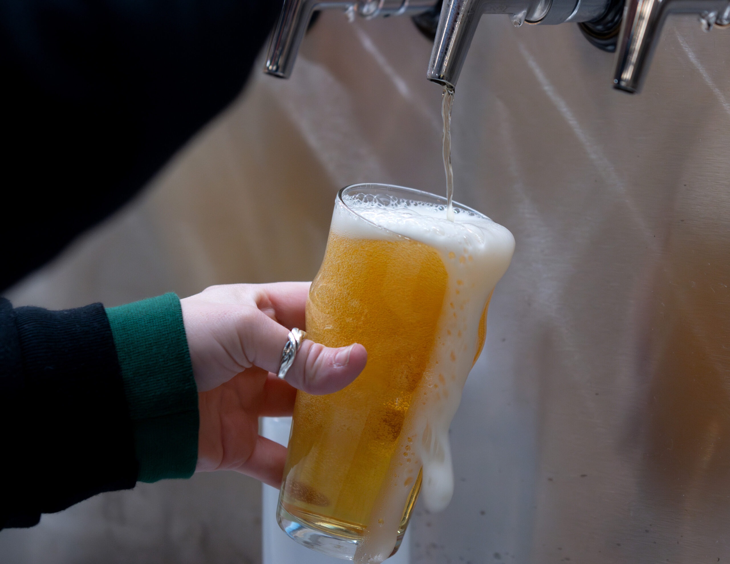 Cool beer at Cooperage