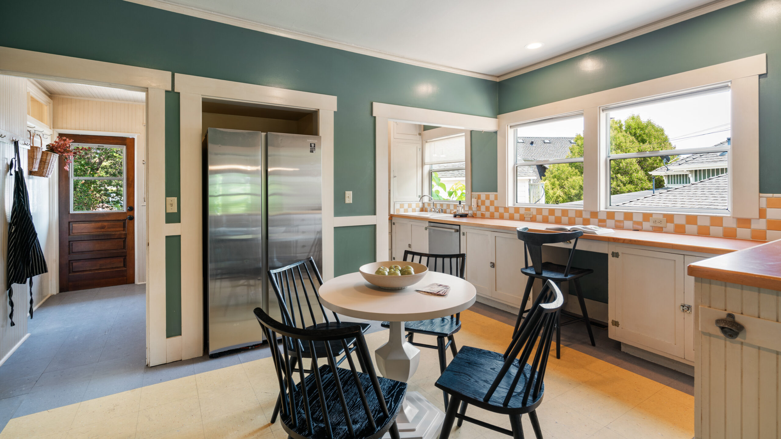 Historic Petaluma Craftsman kitchen