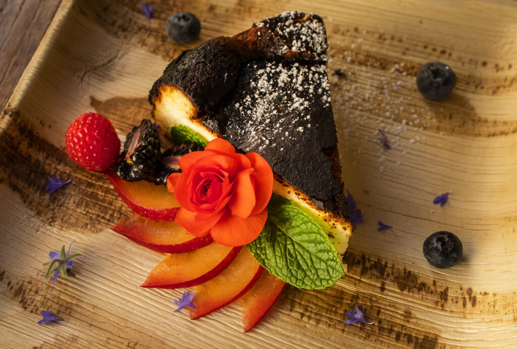 Burnt Basque Cheesecake from The Mill at Glen Ellen. (John Burgess/The Press Democrat)
