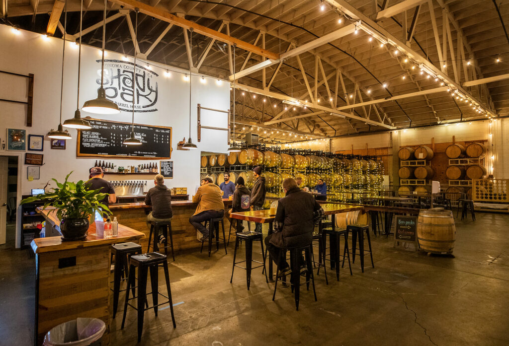 The Shady Oak Barrel House in Santa Rosa on Friday, October 22, 2021. (John Burgess/The Press Democrat)