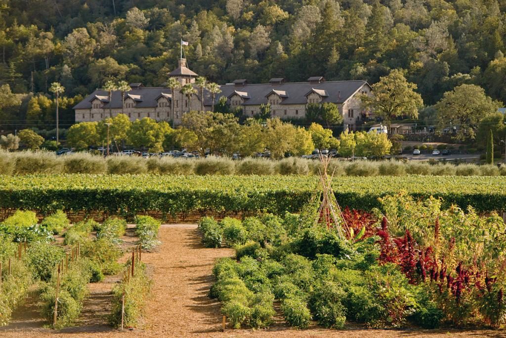 The Culinary Institute of America as seen from the CIA farm at the Charles Krug Winery in St. Helena. (Alvin Jornada / For The Press Democrat)