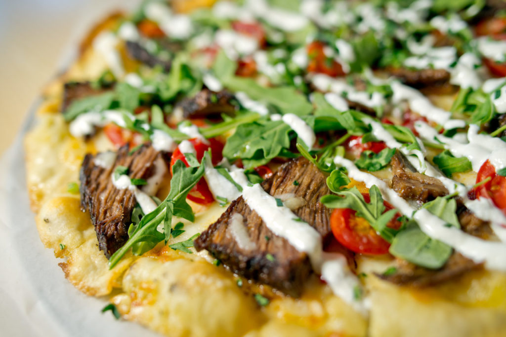 Braised Short Rib Pizza at The Red Grape in Sonoma. (Alvin Jornada/The Press Democrat)