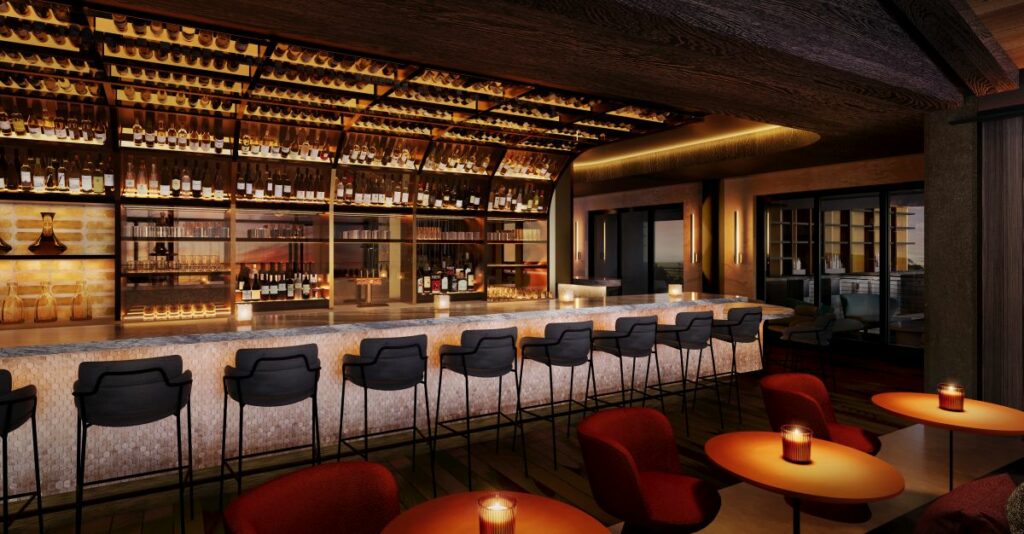 Rendering of Appellation Healdsburg bar