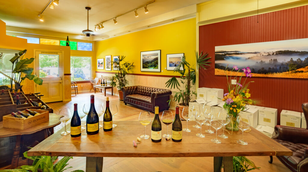 The Bohème Wines tasting room in Occidental. (Jerry Dodrill / Bohème Wines)