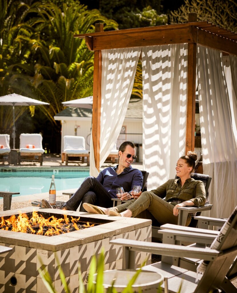 Sip on a cocktail or a glass of Sonoma wine from the Honor Bar at Boon Hotel + Spa in Guerneville. (Boon Hotel + Spa)