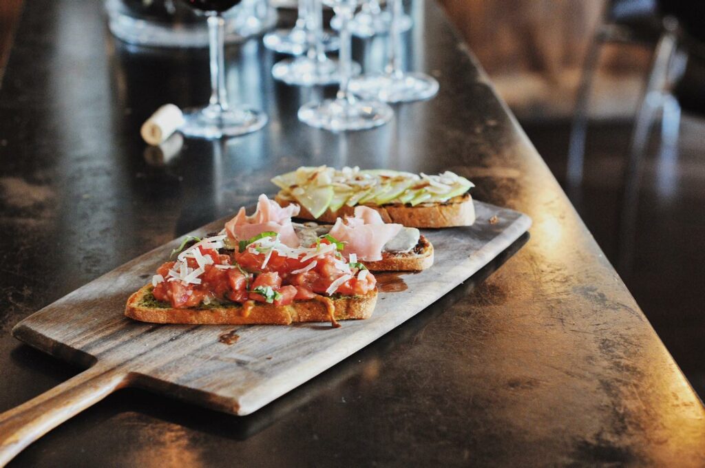 The bruschetta trio at Sugo Trattoria in Petaluma. (Courtesy Sugo Trattoria)