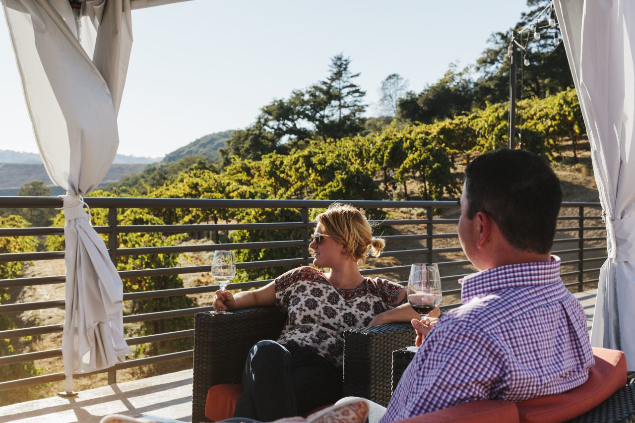 Patio tasting at <yoastmark class=