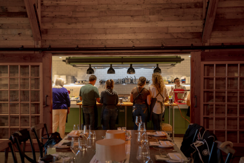 Bricoleur Vineyards in Windsor offers pasta making classes with wine