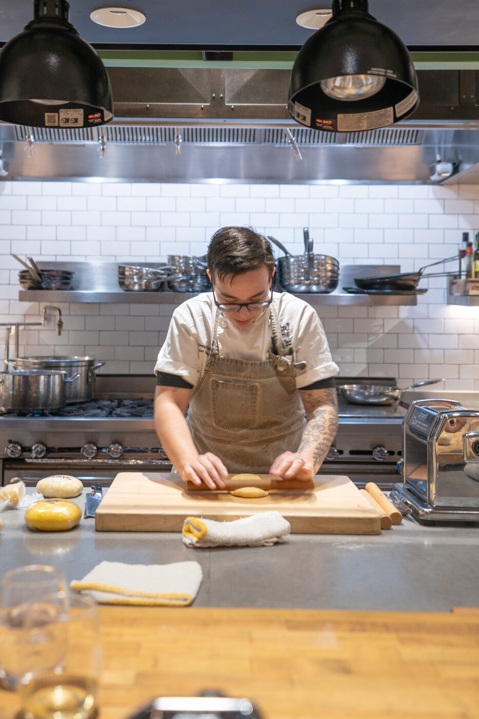 Bricoleur Vineyards in Windsor offers pasta making classes with wine