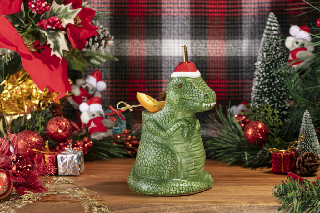 Miracle’s “Rudolph’s Replacement” cocktail at Brewster’s Beer Garden in Petaluma. (Melissa Horn)