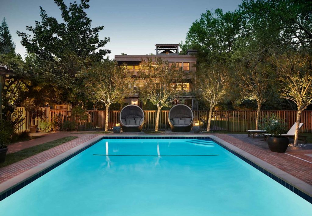 The pool at Gaige House in Glen Ellen. (Gaige House)