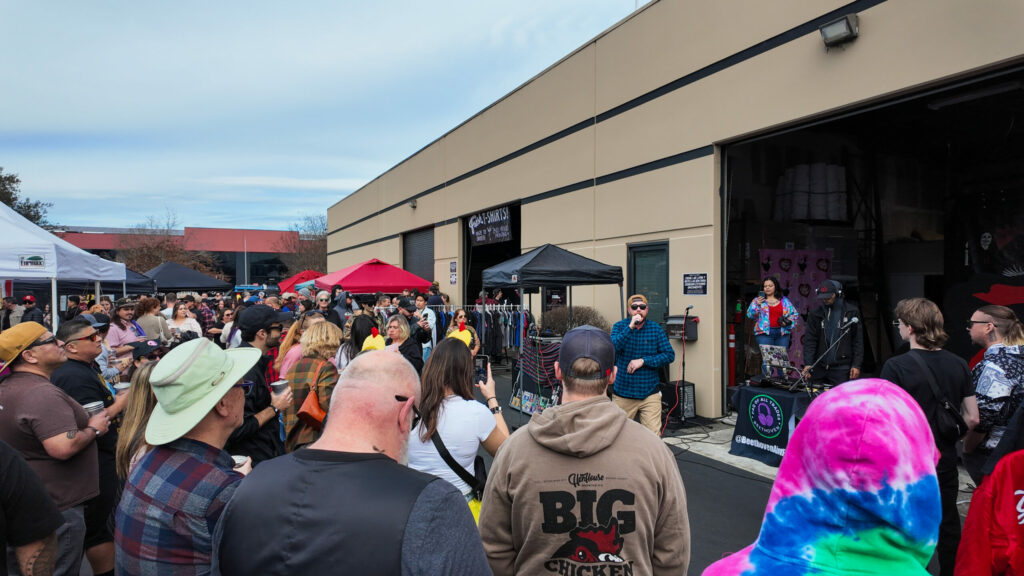 At HenHouse Brewing's Palace of Barrels taproom in Petaluma. (Sonoma County Tourism)