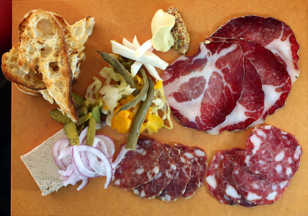 The Butchers Board served at Central Market in Petaluma. (Crista Jeremiason/The Press Democrat)