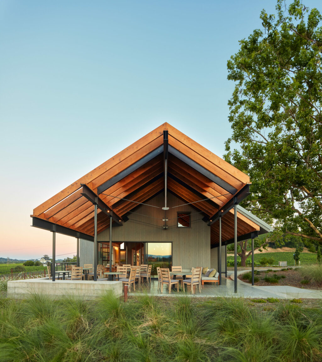 Elegant wines and views for miles at MacRostie Winery. (Courtesy MacRostie Winery)