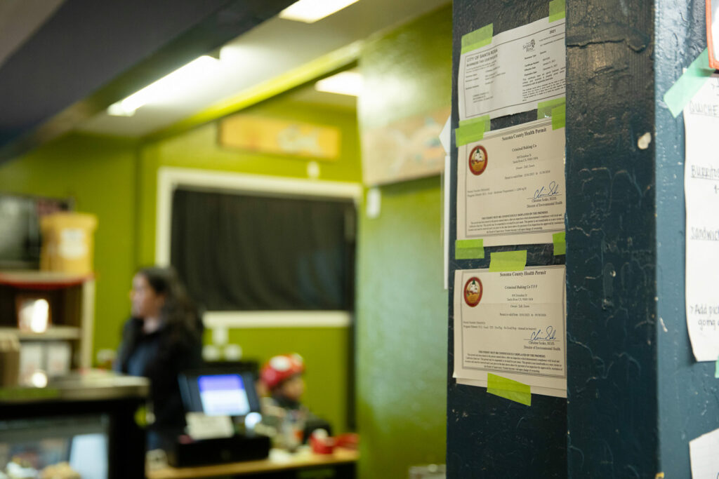 Criminal Baking county business licenses at their Santa Rosa facility.