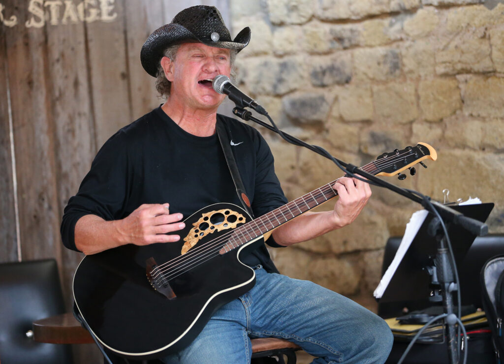 Ricky Ray performs at Hopmonk Tavern in Sebastopol on Wednesday, March 24, 2021. (Christopher Chung/ The Press Democrat)