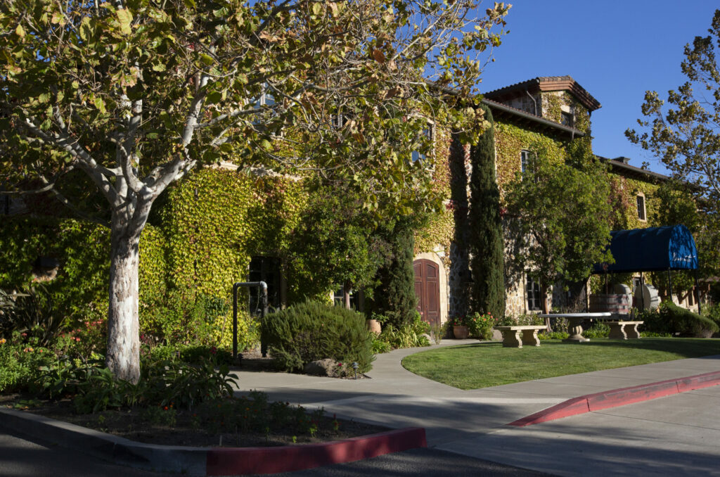 The Jacuzzi Family Vineyards Winery on Arnold Drive in Sonoma on Friday, Sept. 30, 2022. (Robbi Pengelly/Index-Tribune)