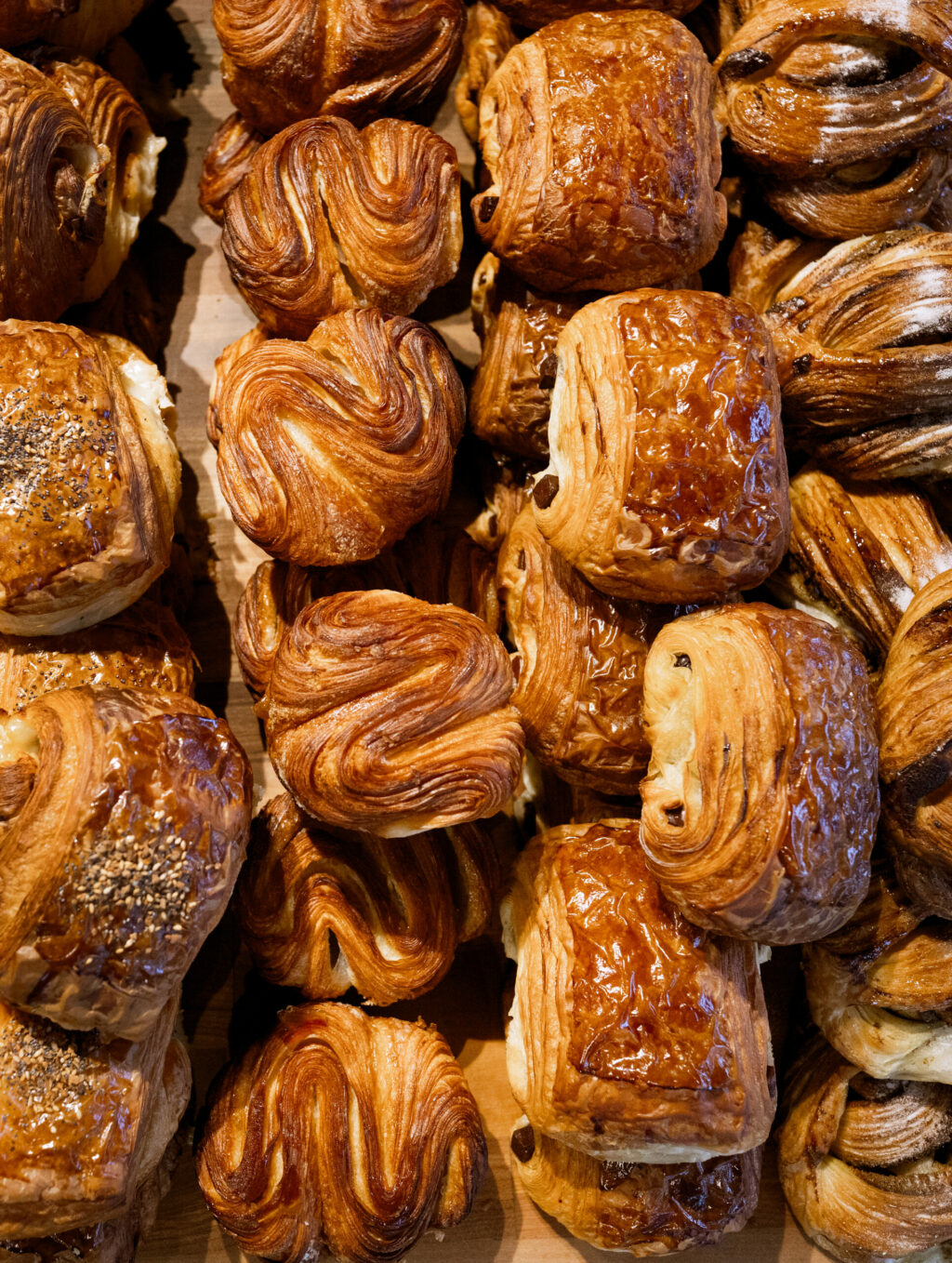 Varieties of croissants available at Quail & Condor bakery Monday, Jan. 6, 2025, in Healdsburg. (John Burgess / The Press Democrat)