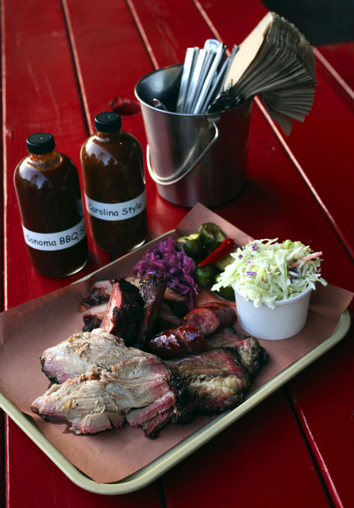 Cochon Volant BBQ barbecue platter