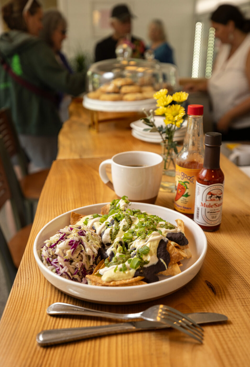 Cosmic Nachos at The Wild Poppy Cafe bar along the Bodega Highway west of Sebastopol on Friday, May 3, 2024. (John Burgess/The Press Democrat)