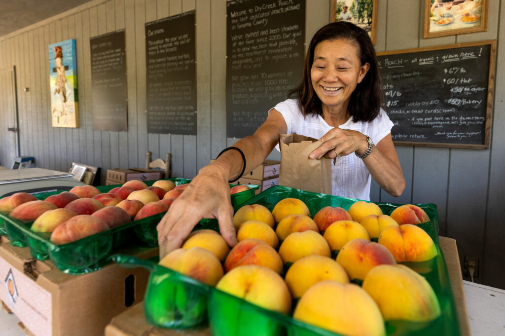 Dry Creek Peach and Produce owner Gayle Sullivan