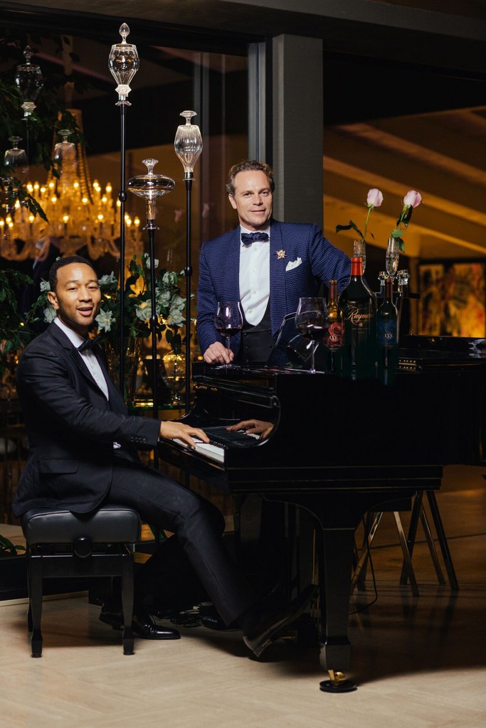 Musician John Legend has teamed up with Jean-Charles Boisset of Raymond Vineyards to produce Legend's LVE wines (Photo courtesy of Boisset Collection)