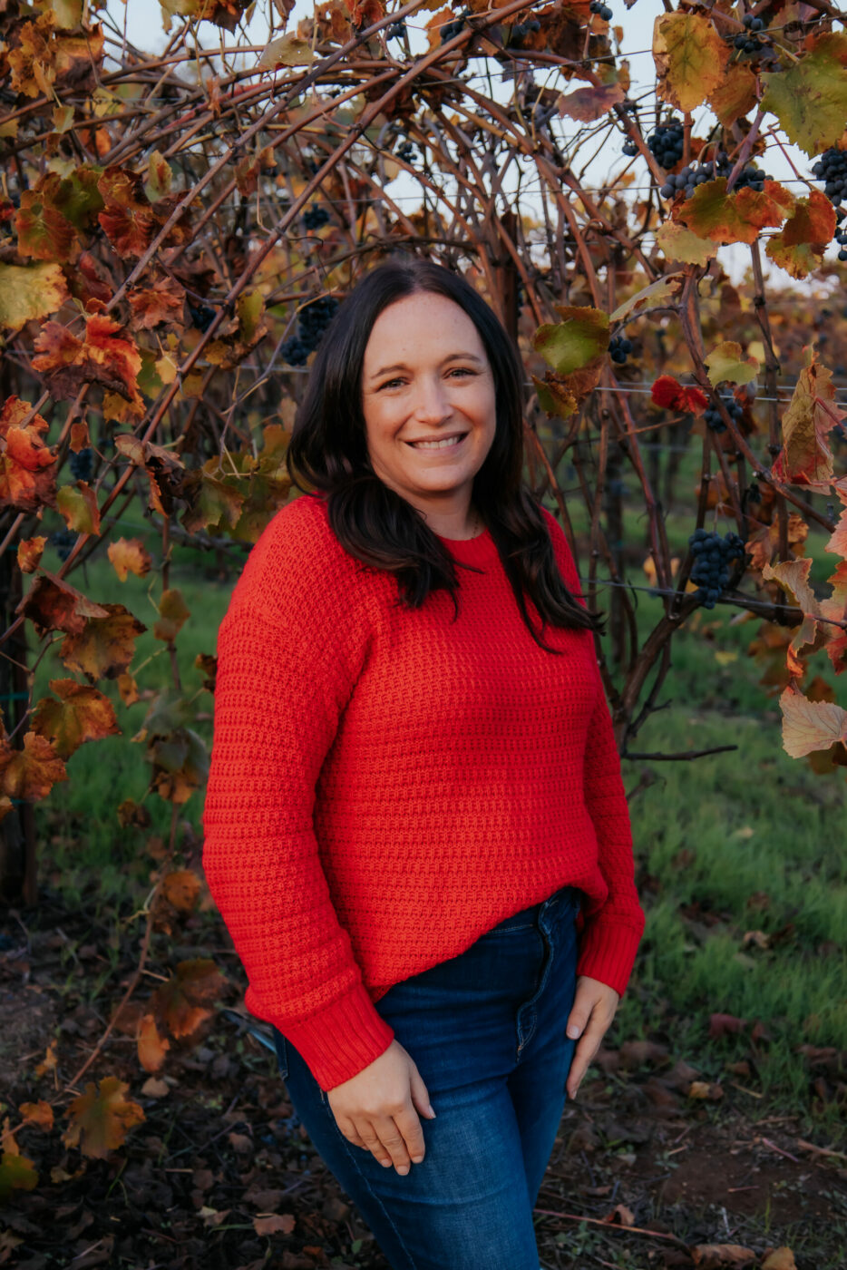 Katey Bacigalupi Row, one of the growers at Bacigalupi Vineyards