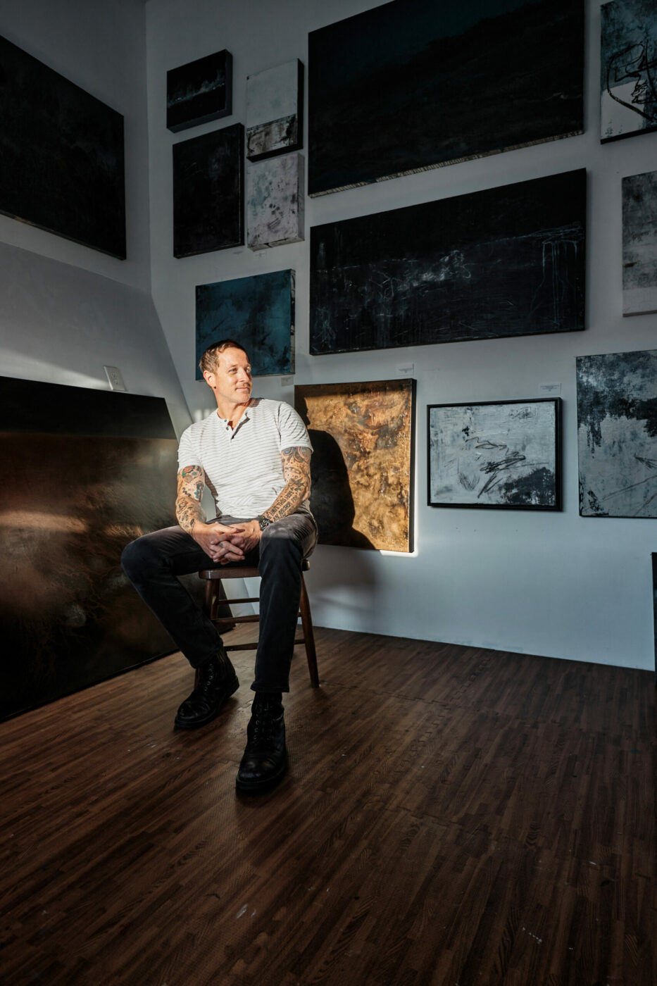 Petaluma artist and Navy officer Aaron Webb