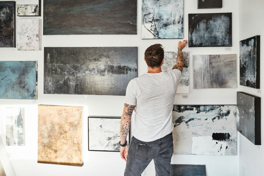 Petaluma artist and Navy Officer Aaron Webb