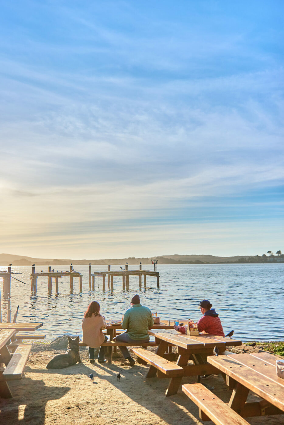 Outdoor dining at Fishetarian