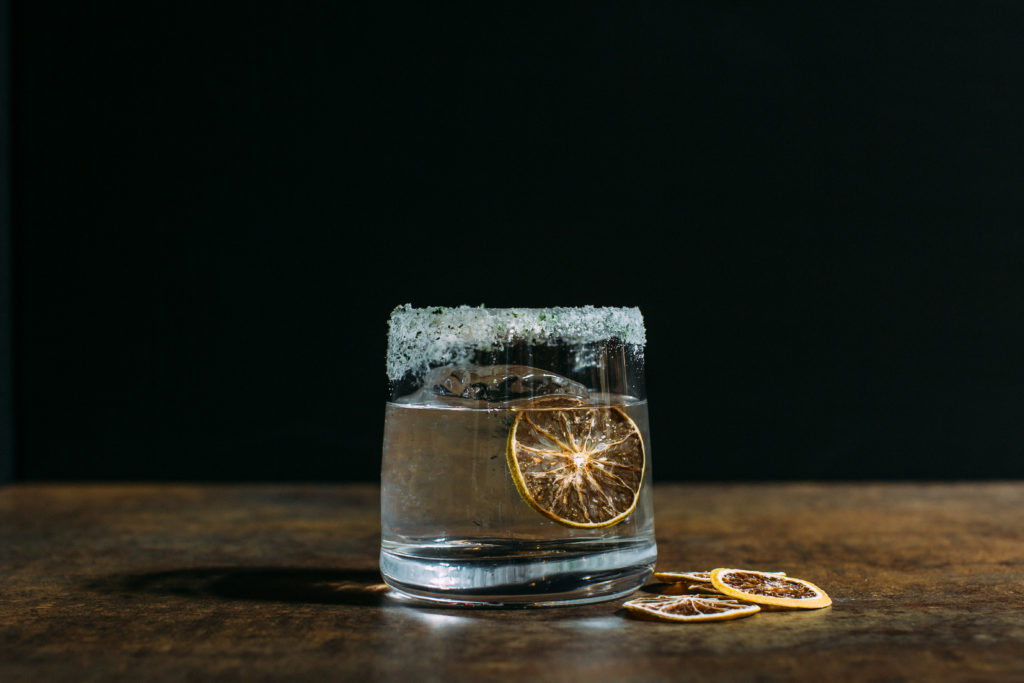 The Modern Margarita from Roof 106 in Healdsburg is a wonder of modern alchemy. This classic cocktail is crystal-clear, making for a sneaky drink that's every bit as good as the original. Maybe better. (Courtesy of The Matheson)