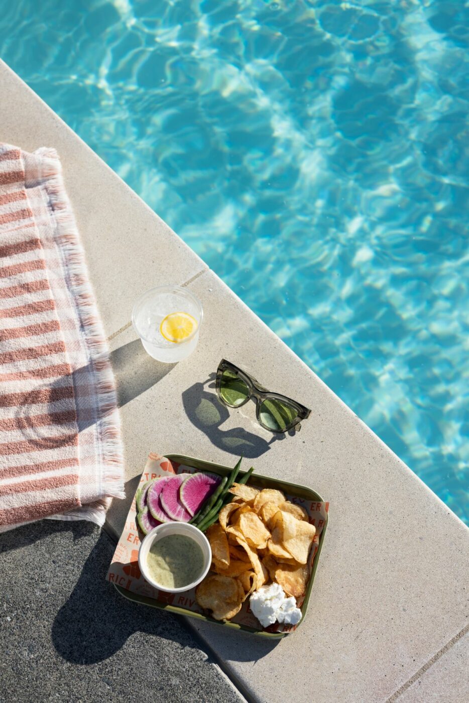 Housemade potato chips with green goddess dressing at The River Electric in Guerneville. (Bess Friday)
