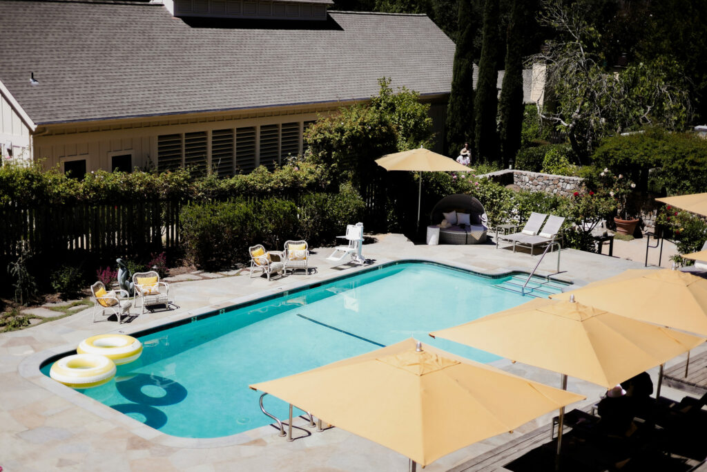 The pool at Farmhouse Inn in Forestville. (Farmhouse Inn)