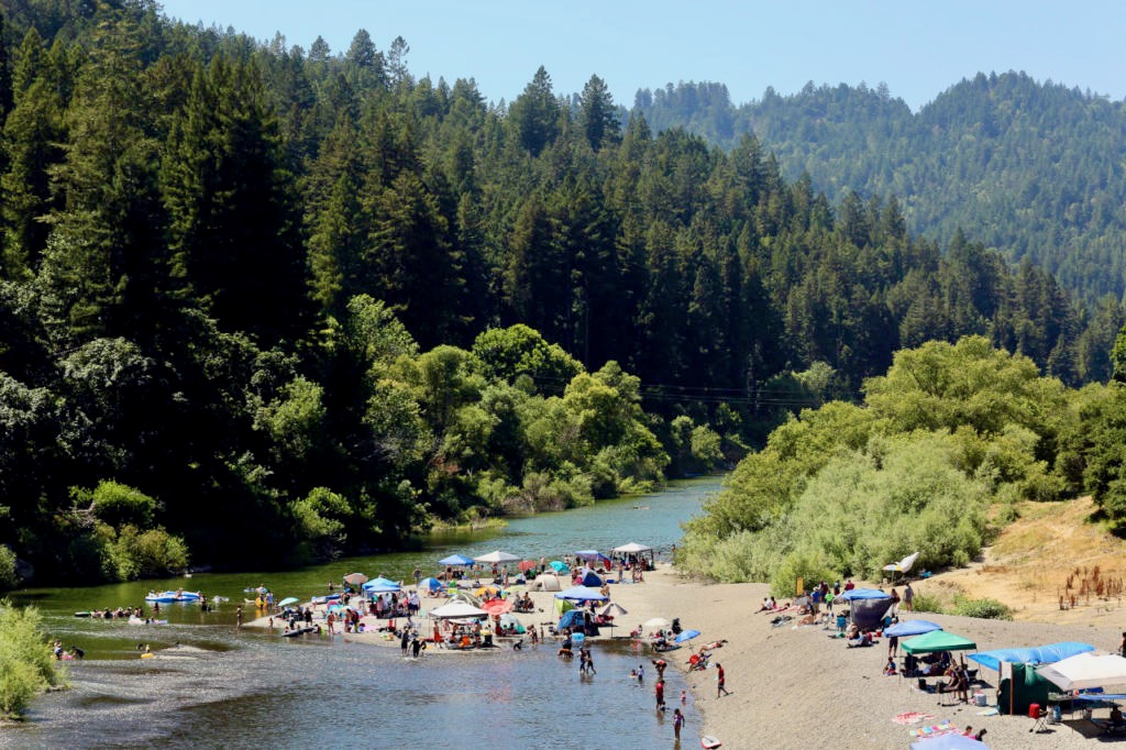 Monte Rio Beach on the Russian River