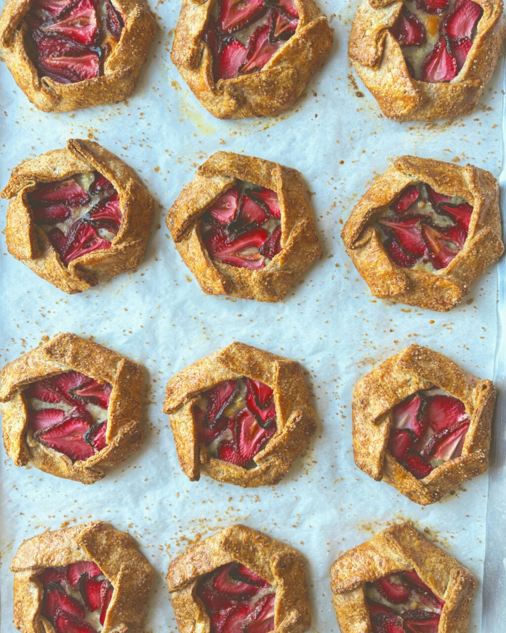 Strawberry galettes from baker Lee Magner of Sonoma Mountain Breads