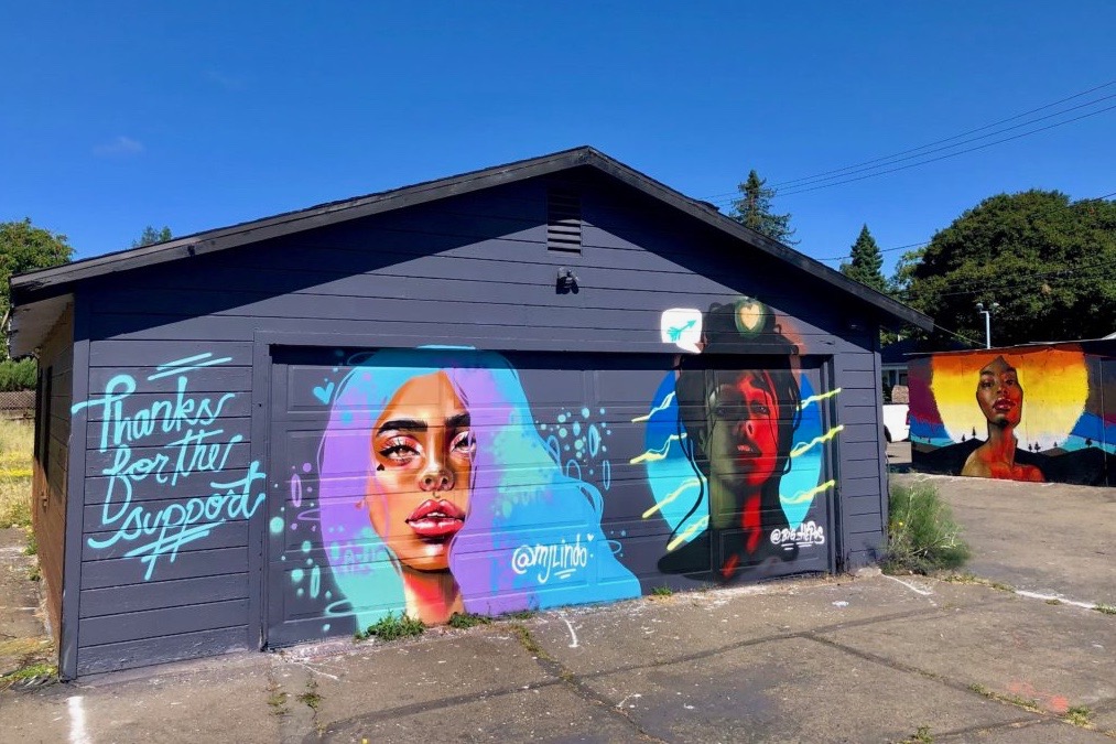 Santa Rosa Ave mural