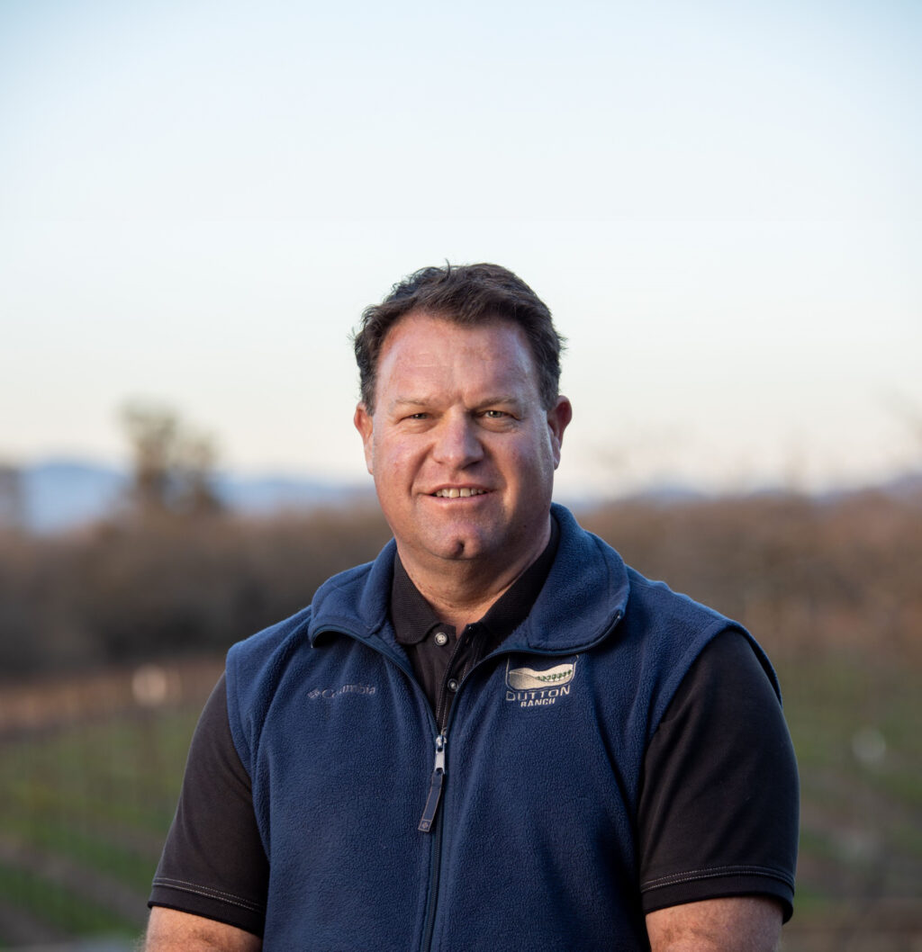 Winegrower Steve Dutton, one of the growers at Dutton Ranch