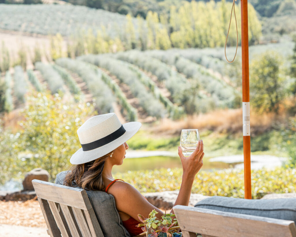 Wine tasting at McEvoy Ranch in Petaluma. (Shwetha Kotekar / Sonoma County Tourism)