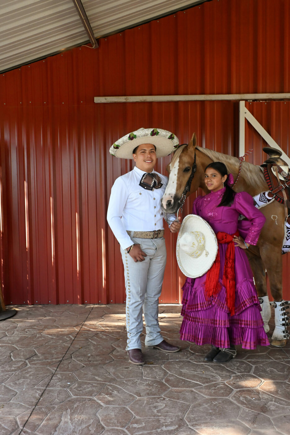 Puentes family, of Sonoma's Honrama Cellars, are charrería rodeo champions