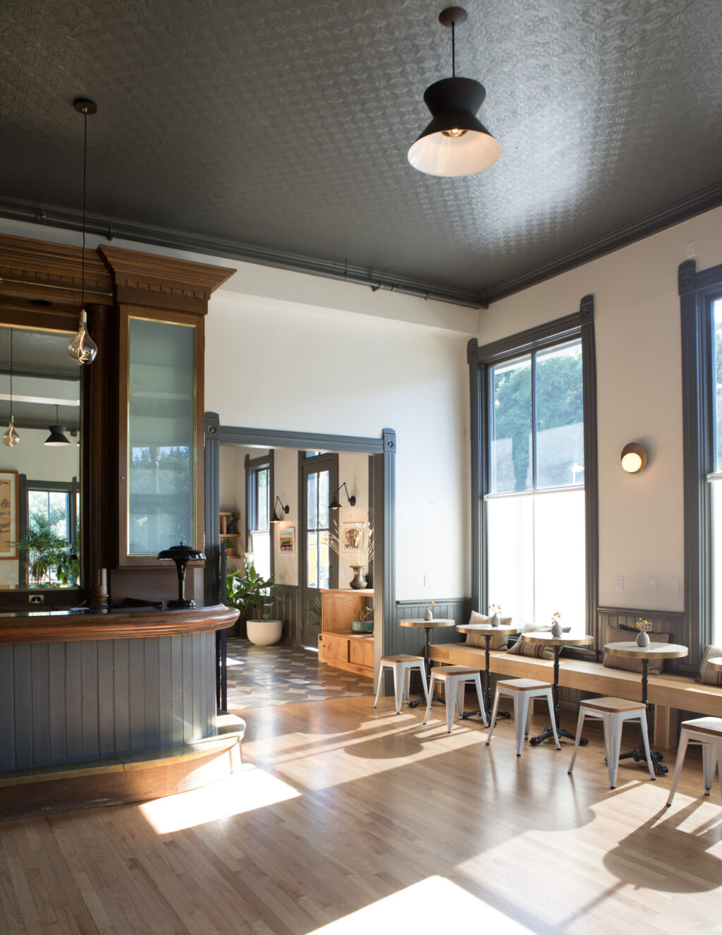 Inside the Thatcher Hotel in Hopland. (Melissa Kaseman / Courtesy Thatcher Hotel)