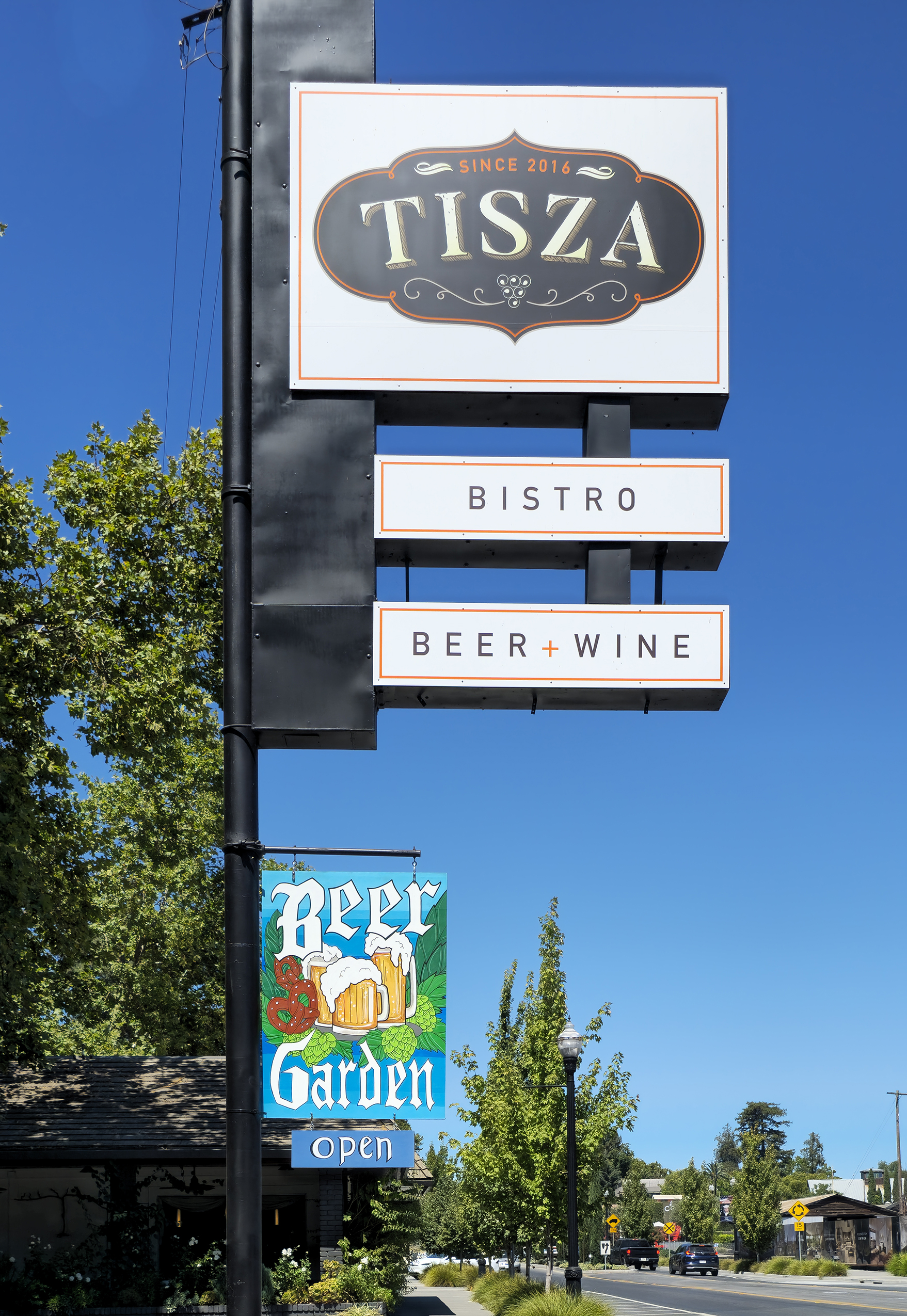 Tisza Bistro's Beer Garden