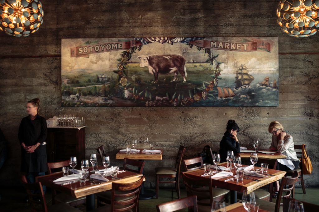 At Valette restaurant in Healdsburg. (Chris Hardy/for Sonoma Magazine)